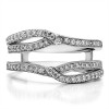 0.44 Ct. Infinity Bypass Ring Guard
