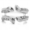 0.46 Ct. Open Leaf Ring Guard