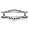0.3 Ct. Double Shared Prong Contour Ring Guard