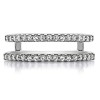 0.36 Ct. Double Shared Prong Straight Ring Guard