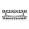 0.7 Ct. Mixed Classic and Contemporary Ring Guard