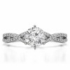 1 Ct. Round Infinity Shank Engagement Ring