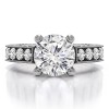 1 Ct. Round Vintage Engagement Ring with Millgraining