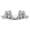 0.24 Ct. Marquise Shaped Round Ring Wrap Enhancer