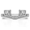 0.42 Ct. Two Stone Anniversary Ring Wrap