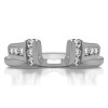 0.24 Ct. Channel Set Ring Wrap Enhancer Jacket