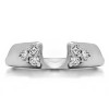 0.24 Ct. Cluster Prong Wedding ring wrap