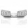 0.24 Ct. Six Stone Channel Set Ring Wrap Jacket