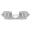 0.25 Ct. Six Stone Shared Prong Graduated Ring Enhancer