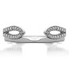 0.25 Ct. Infinity Loop Cathedral Ring Wrap