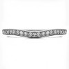 0.42 Ct. Dainty Curved Round Shared Prong Tracer Band