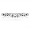 0.25 Ct. Ten Stone Curved Prong Set Wedding Ring