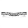 0.18 Ct. Filigree and Millgrained Vintage Contour Band