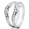 0.48 Ct. Round Graduated Contour Ring Guard