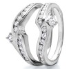 0.79 Ct. Round Ying Yang Anniversary Ring Guard