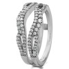 0.57 Ct. Double Infinity Wedding Ring Guard Enhancer
