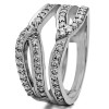 0.44 Ct. Infinity Bypass Ring Guard
