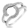 0.44 Ct. Total Halo Wrap Enhancer