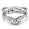 0.66 Ct. Bypass Chevron Ring Guard Enhancer