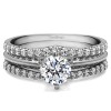 1.01 Ct. Double Shared Prong Curved Ring Guard