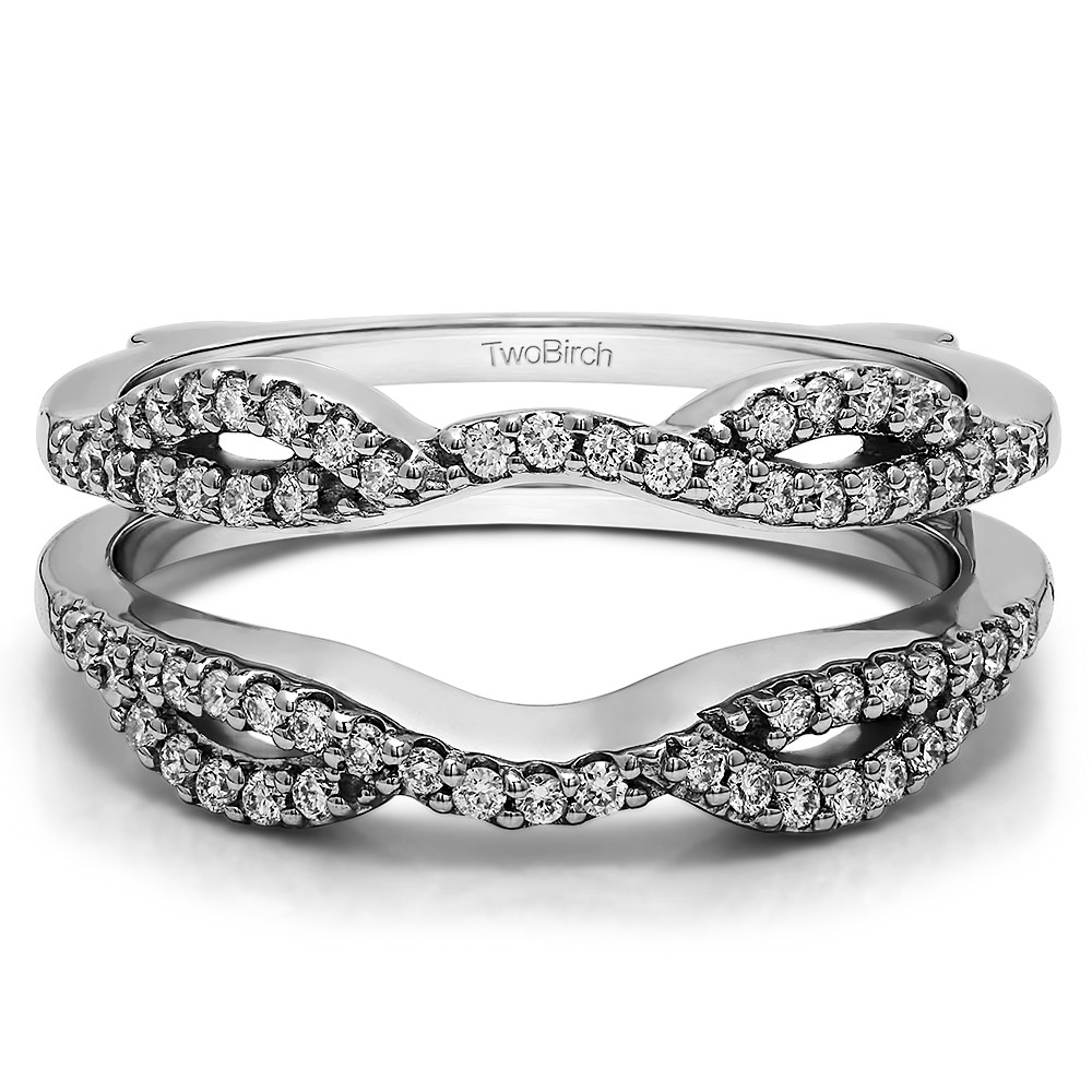 0.32 Ct. Infinity Criss Cross ring guard