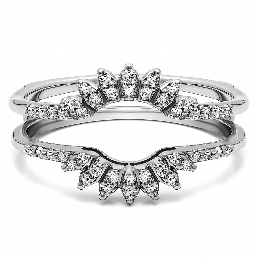 0.2 Ct. Contoured Wedding Ring Jacket