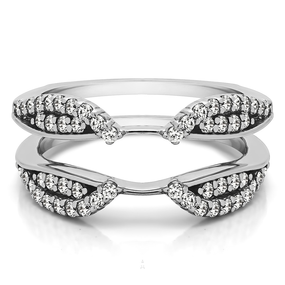 0.56 Ct. Cathedral Infinity Ring Guard Enhancer