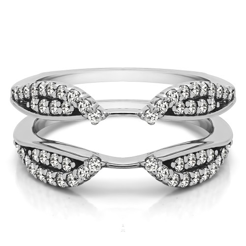 0.56 Ct. Cathedral Infinity Ring Guard Enhancer