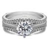 0.3 Ct. Double Shared Prong Contour Ring Guard