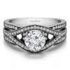 1 Carat Round Fancy Infinity Engagement Ring