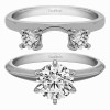 0.25 Ct. Two Stone Round Ring Wrap Enhancer