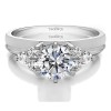 0.24 Ct. Three Stone Cluster Ring Wrap Enhancer