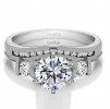 0.42 Ct. Two Stone Anniversary Ring Wrap