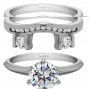0.42 Ct. Two Stone Anniversary Ring Wrap