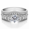 0.49 Ct. Six Stone Anniversary Ring Wrap with Channel Set Band