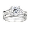 0.34 Ct. Prong Cluster and Channel Set Ring Wrap Enhancer
