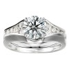 0.25 Ct. Round Chevron Wedding Ring Wrap Enhancer