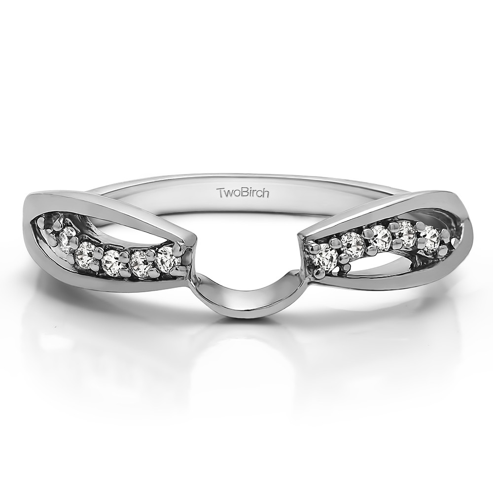 0.1 Ct. Swirl Cut Out ring wrap