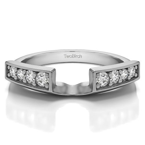 0.25 Ct. Millgrained Vintage Ring Wrap