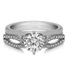 0.25 Ct. Infinity Loop Cathedral Ring Wrap