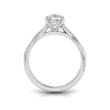 1 Ct Round Lab Diamond Intertwined Engagement Ring