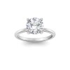 1 Ct Round Lab Diamond Solitaire Engagement Ring