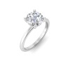 1 Ct Round Lab Diamond Solitaire Engagement Ring