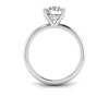 1 Ct Round Lab Diamond Solitaire Engagement Ring