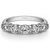 0.25 Carat Five Stone Bar Set Wedding Band