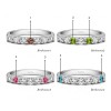 Genuine Birthstone Seven Stone Common Prong Wedding Ring (0.49 Carats)
