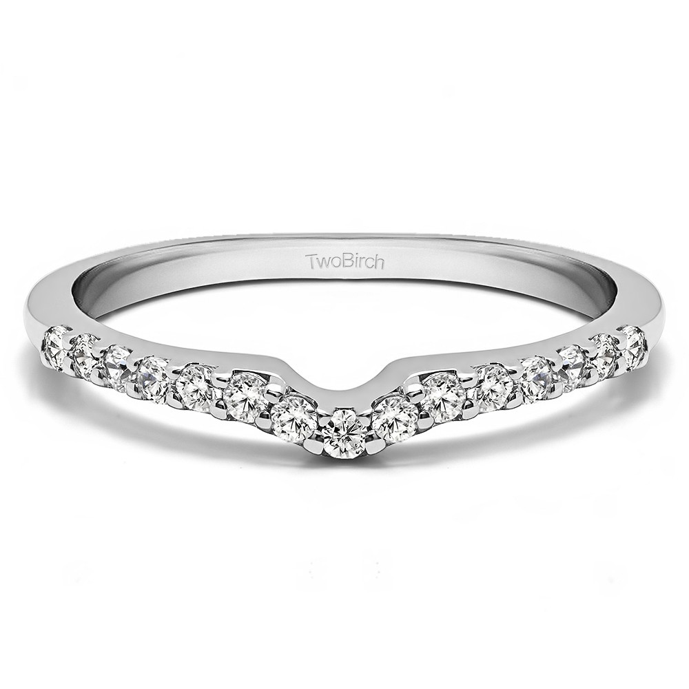 0.25 Ct. Delicate Notched Contour Band