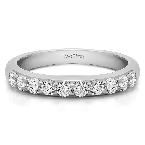 0.2 Carat Common Prong Set Wedding Ring