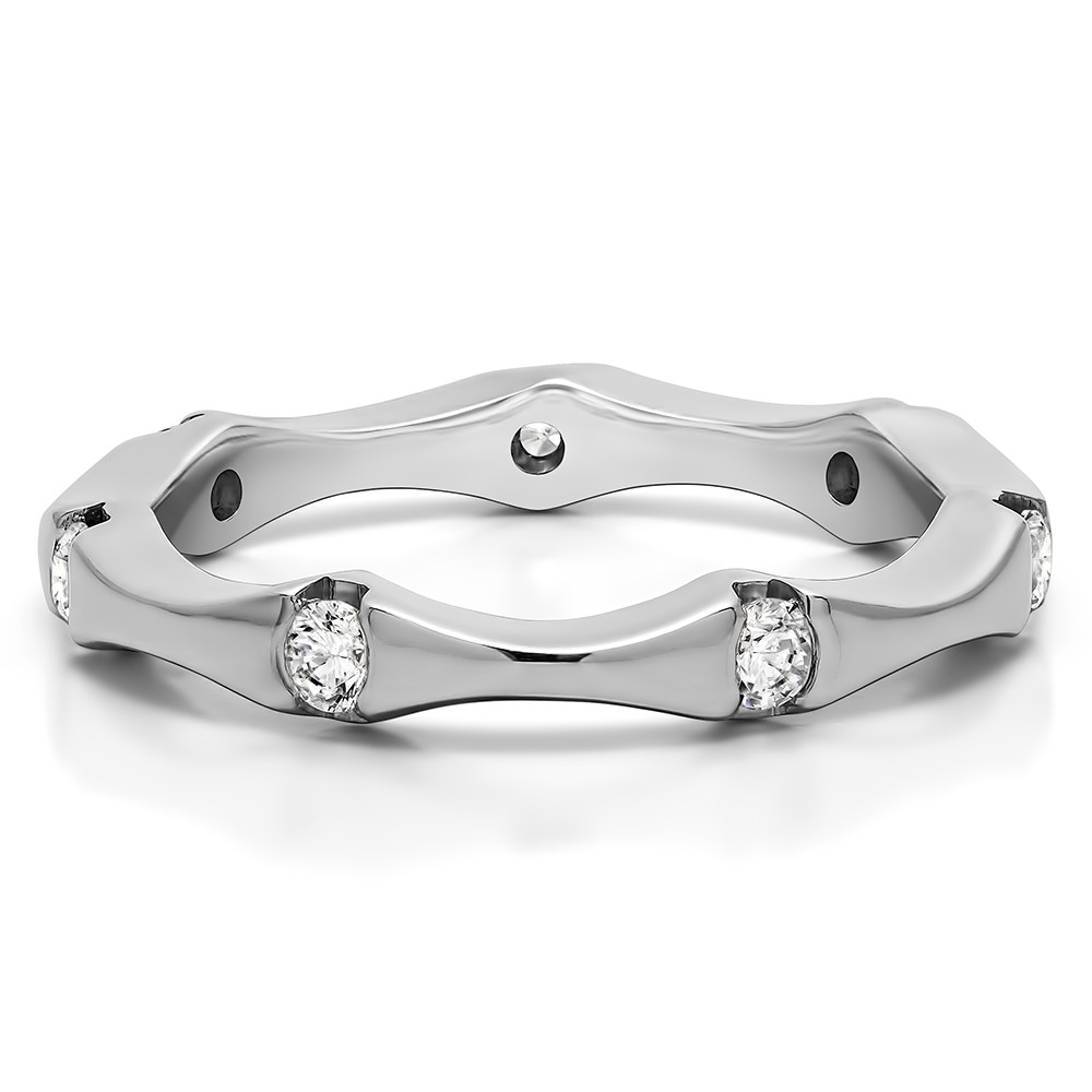 0.25 Carat Stackable Eternity Band