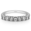 0.42 Carat 7 Stone Double Shared Prong Wedding Ring